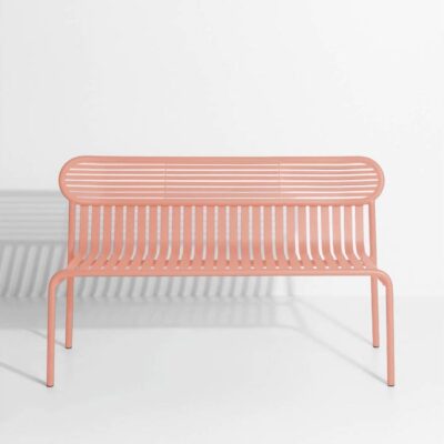 Petite Friture Week-end Outdoor Bench With Back