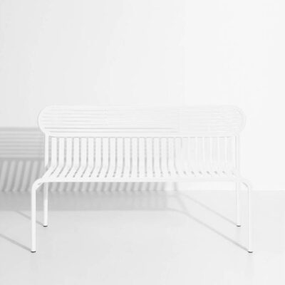 Petite Friture Week-end Outdoor Bench With Back