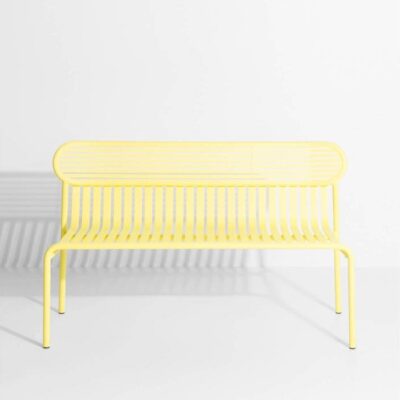 Petite Friture Week-end Outdoor Bench With Back