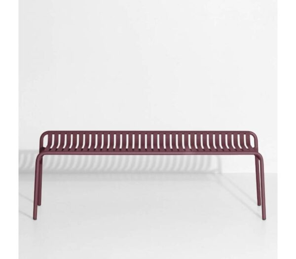 Petite Friture Week-end Outdoor Bench Without Back