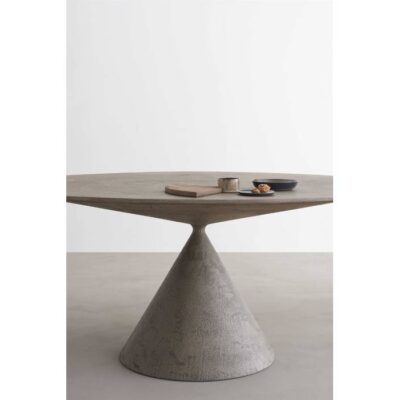 Desalto Clay Dining Table Round ⌀160cm in Handcraft Finishes