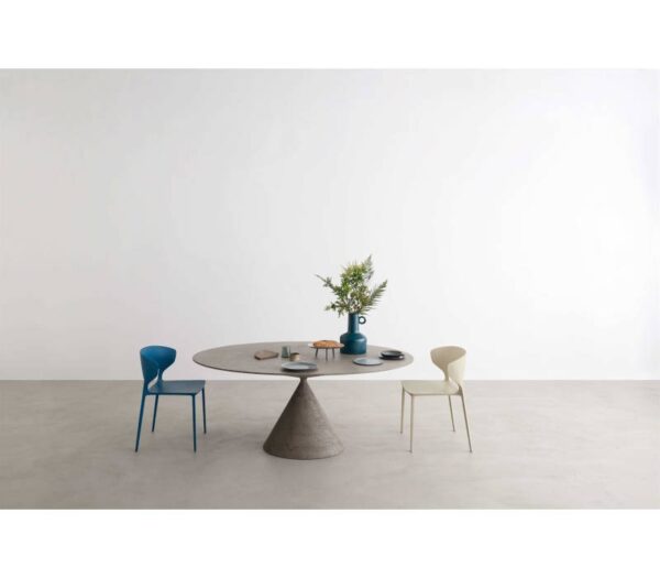 Desalto Clay Dining Table Round ⌀160cm in Handcraft Finishes