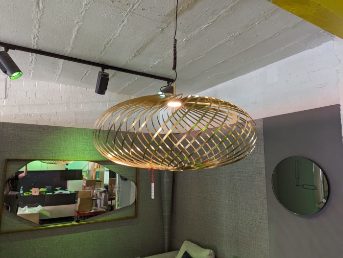 Tom Dixon Spring Pendant Brass Light