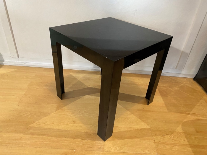 Kartell Jolly Side Table in Glossy Black Ex-Display