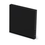 Laminated glass lacquered black