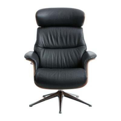 FLEXLUX Clement Lounge Chair with Footstool