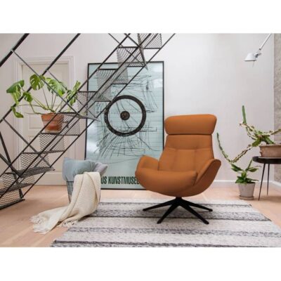 FLEXLUX Elegant Lounge Chair with Footstool