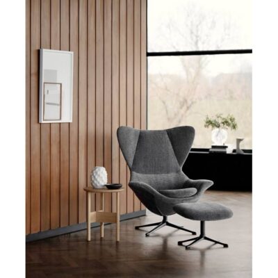 FLEXLUX Stilo Lounge Chair with Footstool