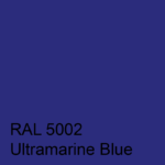 Ultramarine Blue RAL5002 +£215.00