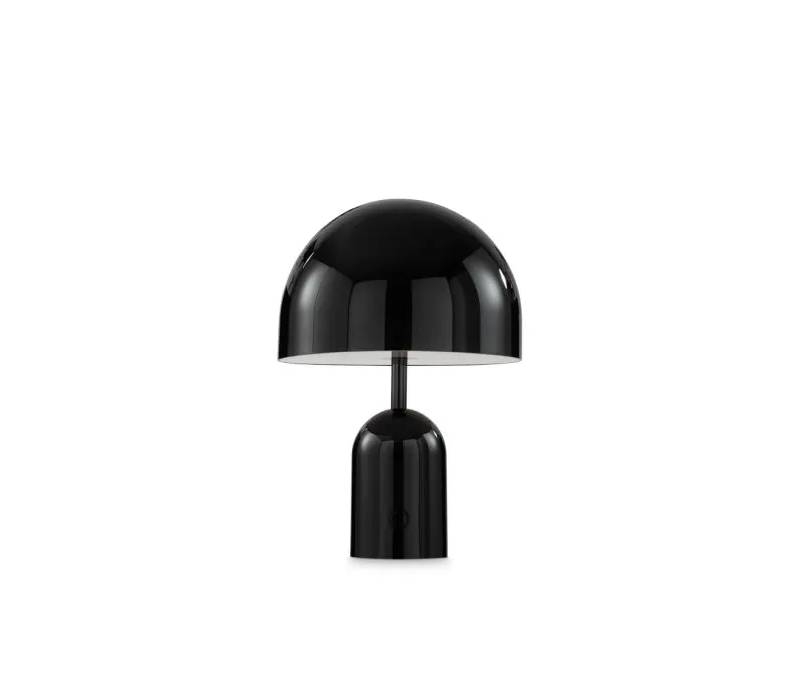 Tom Dixon Bell Portable Table LED Lamp Black Small