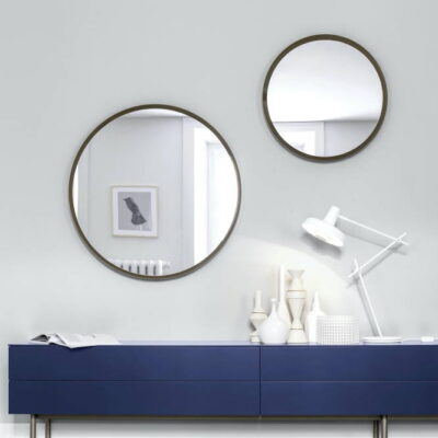 Novamobili Deep Round Wall Mirror 65cm Diameter at Urbansuite