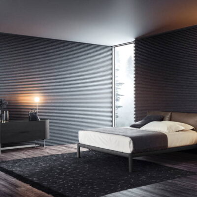 Pianca Dioniso Wooden and Upholstered Bed 180 x 200 cm Mattress Size at Urbansuite