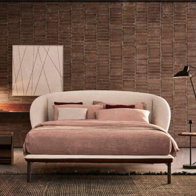 Pianca Domenica Upholstered Bed 180 x 200 cm Mattress Size at Urbansuite