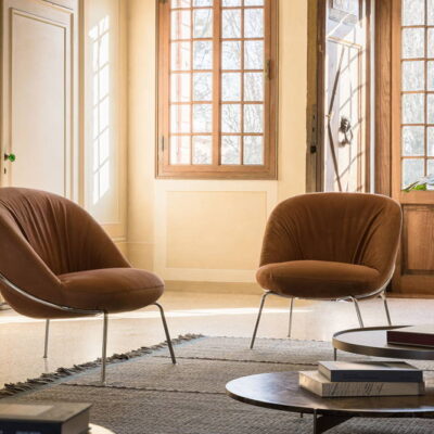 Pianca Ella Armchair with 4 Legs at Urbansuite