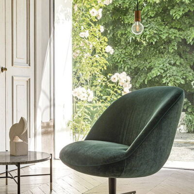 Pianca Ella Armchair with Swivel Base at Urbansuite