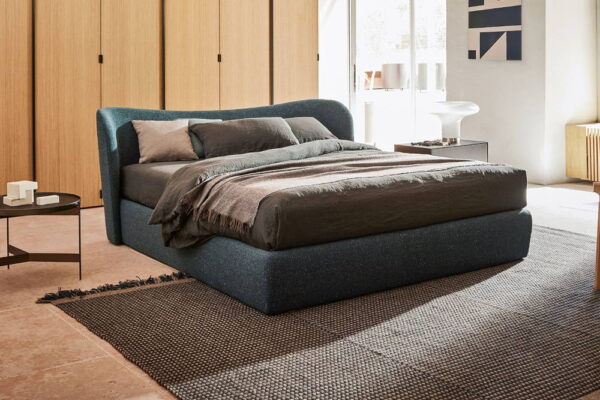 Pianca Embrace Upholstered Bed 160 x 200 cm Mattress Size at Urbansuite