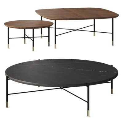 Pianca Mambo Large Square Coffee Table in Wood Finish at Urbansuite