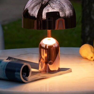 Tom Dixon Bell Portable Copper LED Table Lamp at Urbansuite