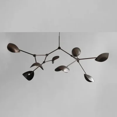 101 Copenhagen Stingray Chandelier Grande Light in Bronze at Urbansuite